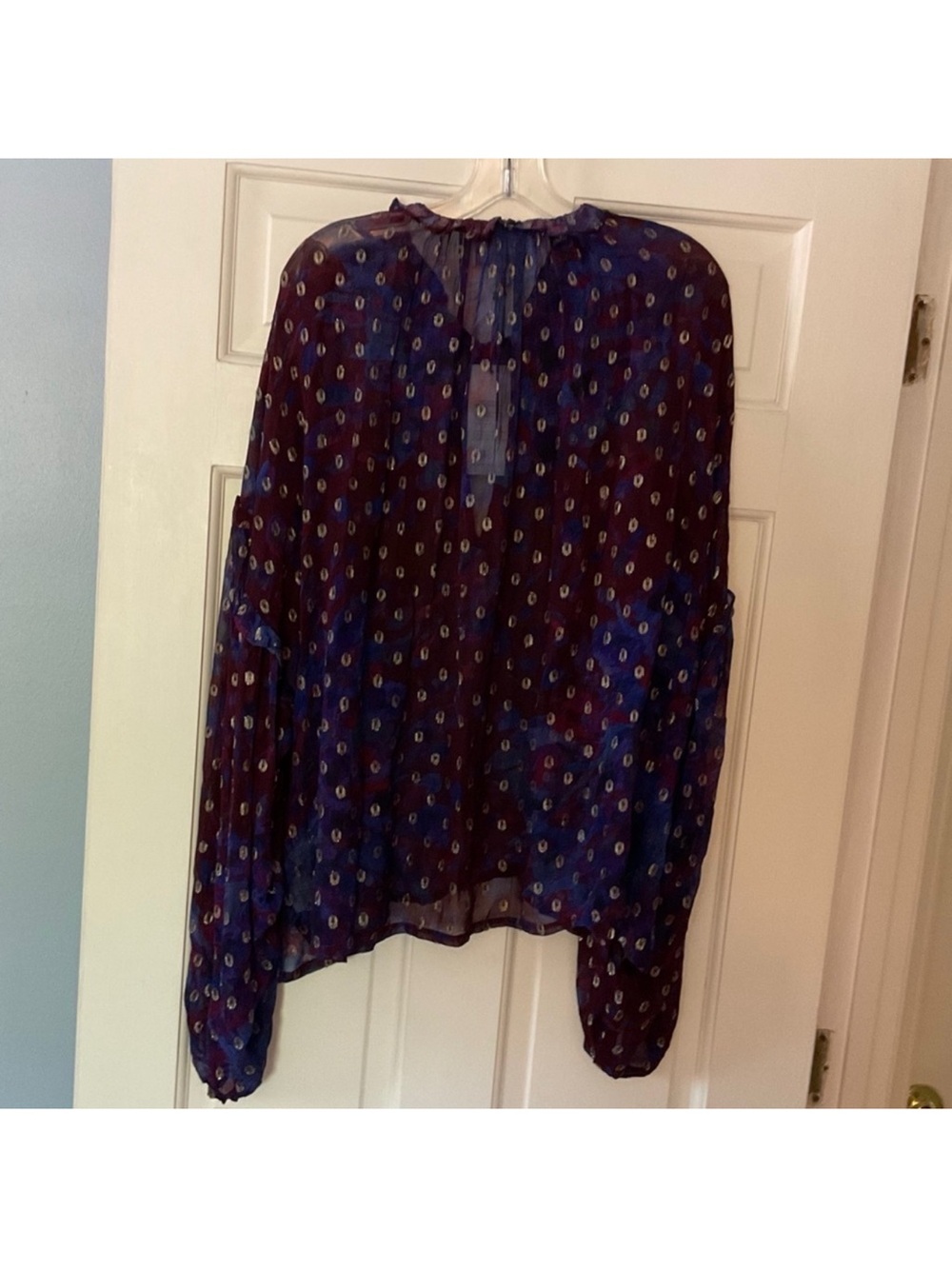 Cleobella Dara Top Purple Blue
Confetti Print Blouse Size XL - Picture 10 of 12